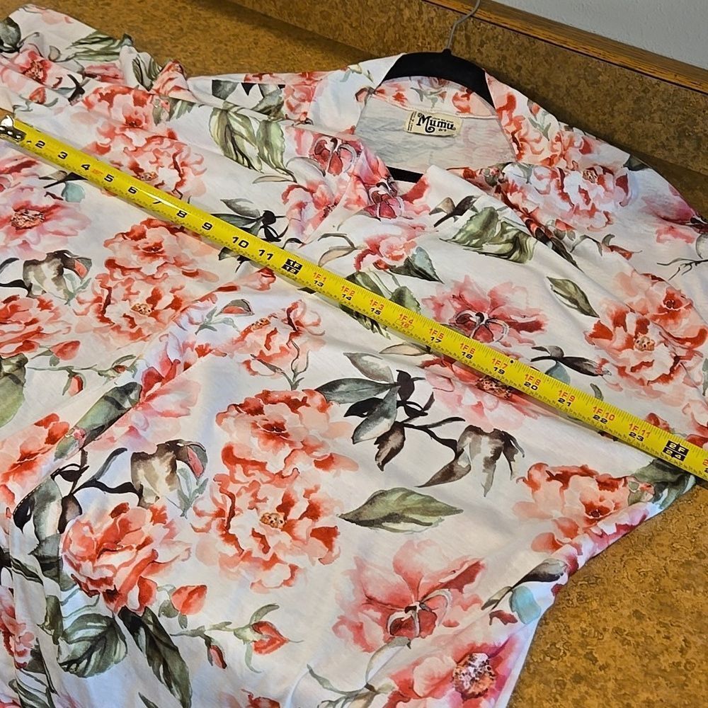 Show Me Your MuMu Kimono Robe Cover Up One Size Small Med Lrg Garden Floral Belt - Picture 14 of 15